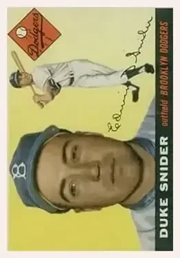 1955 Topps #210 Edwin "Duke" Snider