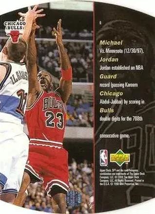 Michael Jordan back
