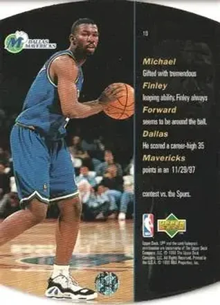 Michael Finley back