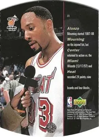Alonzo Mourning back