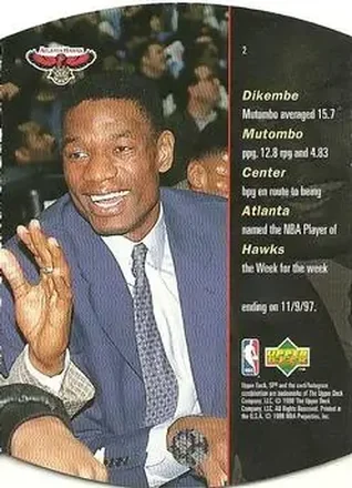 Dikembe Mutombo back