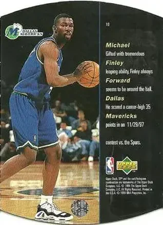 Michael Finley back