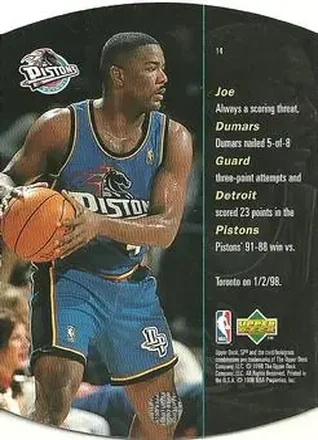 Joe Dumars back