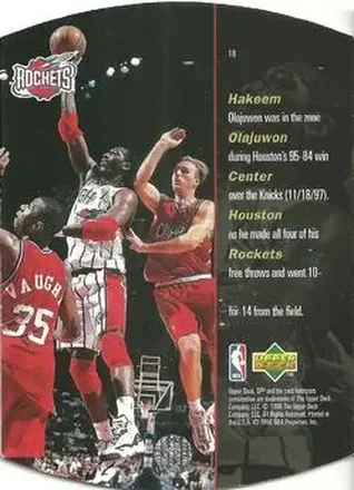 Hakeem Olajuwon back