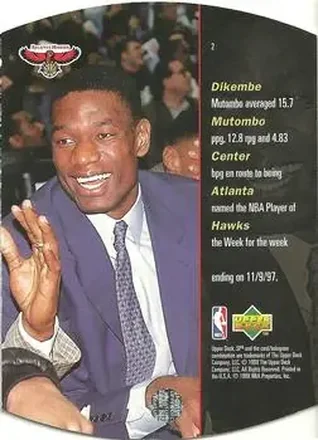 Dikembe Mutombo back