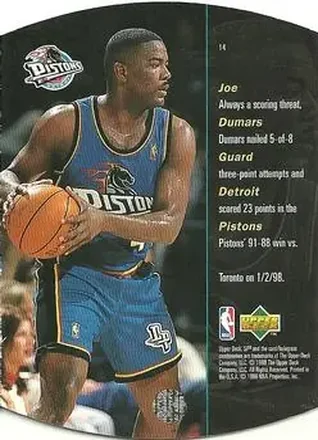 Joe Dumars back