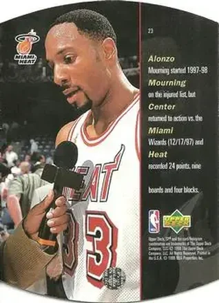 Alonzo Mourning back