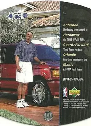 Anfernee Hardaway 裏面
