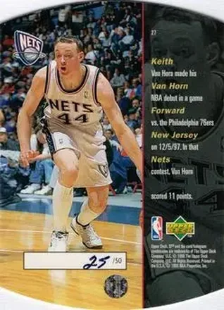 Keith Van Horn back