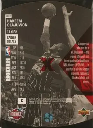 Hakeem Olajuwon back