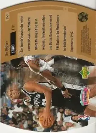 Verso de Tim Duncan