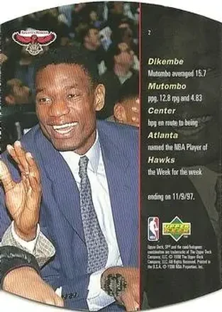 Dikembe Mutombo back