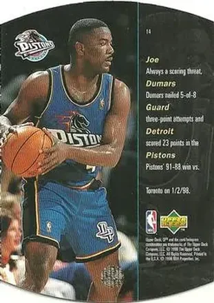 Joe Dumars back