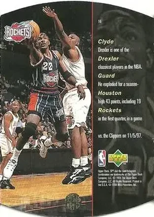 Clyde Drexler back