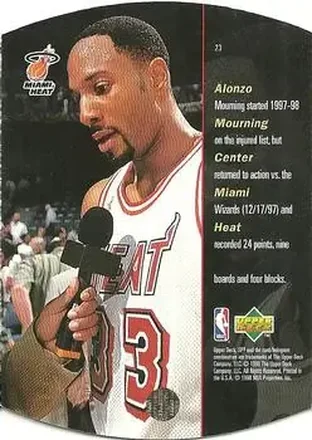 Alonzo Mourning back
