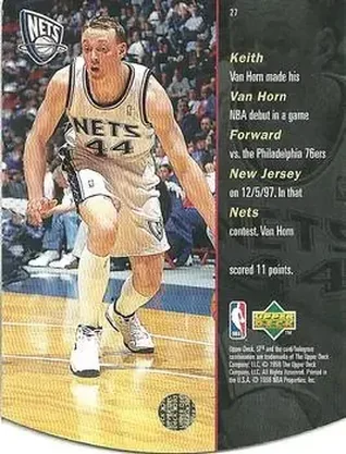 Keith Van Horn back