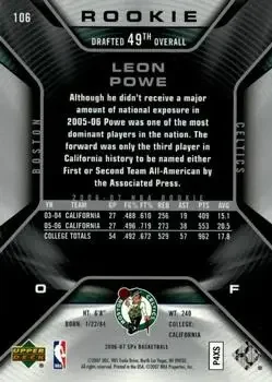 Back of Leon Powe