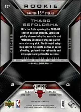 Thabo Sefolosha Rückseite