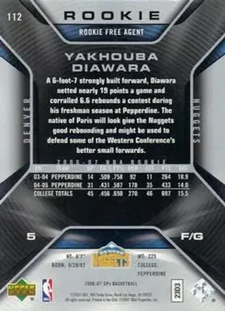 Verso de Yakhouba Diawara