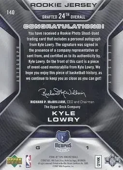 Back of Kyle Lowry