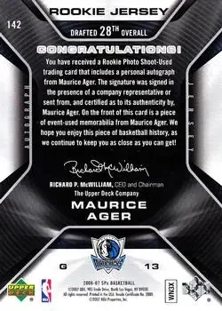 Back of Maurice Ager