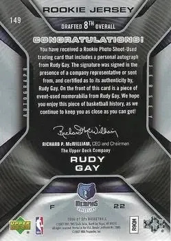 Back of Rudy Gay