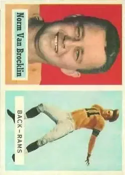1957 Topps #22 Norm Van Brocklin