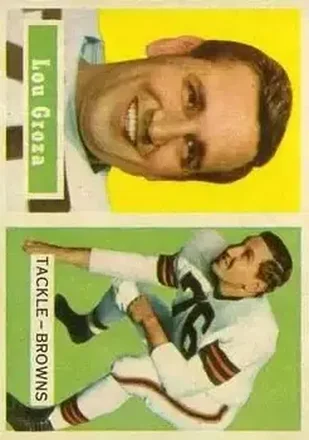 1957 Topps #28 Lou Groza