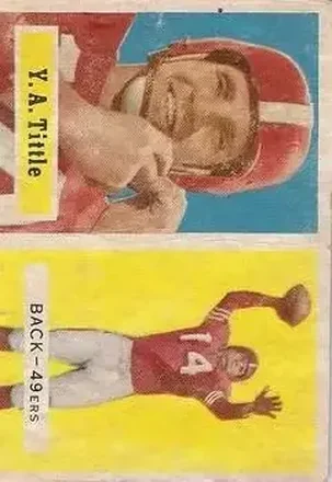 1957 Topps #30 Y.A. Tittle