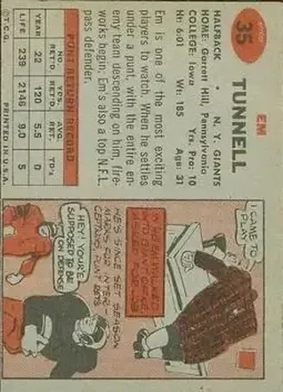 Em Tunnell 裏面