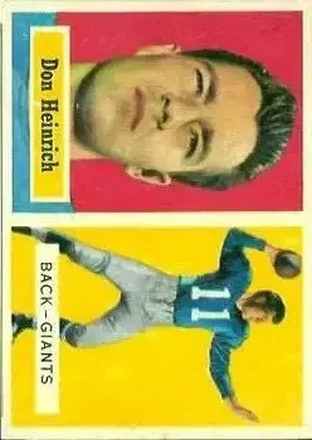 1957 Topps #47 Don Heinrich