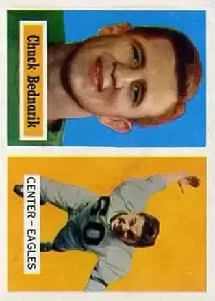 1957 Topps #49 Chuck Bednarik