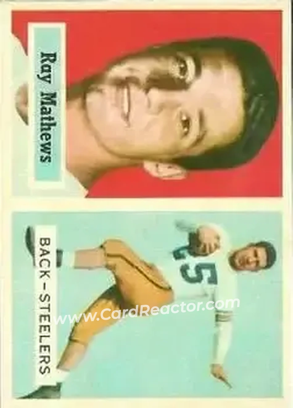 Front of Ray Mathews