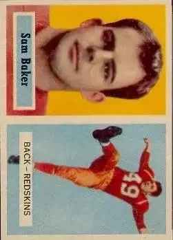 1957 Topps #72 Sam Baker