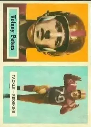 1957 Topps #84 Volney Peters