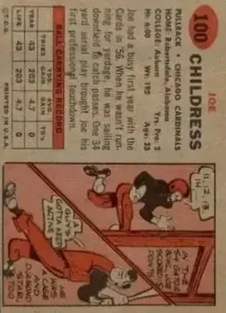 Verso de Joe Childress