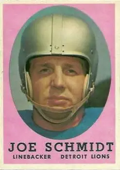 1958 Topps #3 Joe Schmidt