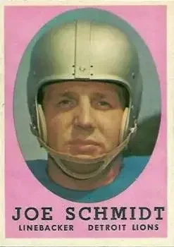 1958 Topps #3 Joe Schmidt