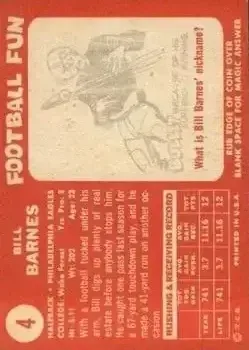 Back of Bill Barnes