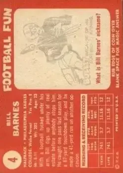 Back of Bill Barnes