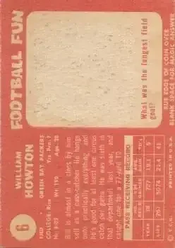 Back of Bill Howton