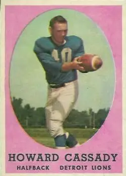 1958 Topps #7 Howard Cassady