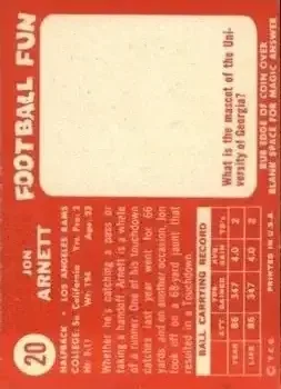 Back of Jon Arnett