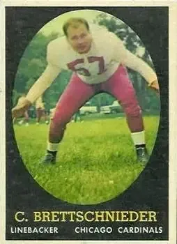 1958 Topps #28 Carl Brettschneider