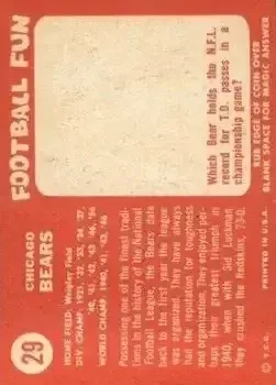 Back of Card #29