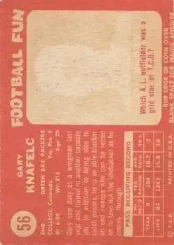 Back of Gary Knafelc