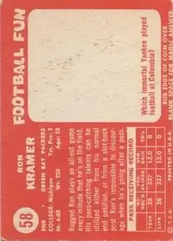 Back of Ron Kramer