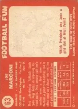 Back of Joe Marconi