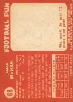 Back of Lamar McHan
