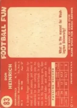 Back of Don Heinrich